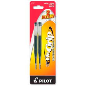 Pilot Pen Corporation 77271 Pilot® Refill For Dr. Grip Center Of Gravity Pen, Medium, Black Ink, 2/Pack image.