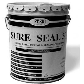 Perk Products & Chemical Co. Inc CP-1541 Sure Seal 30 Acrylic Sealer, Clear Gloss Finish 5 Gallon Pail 1/Case - CP-1541 image.