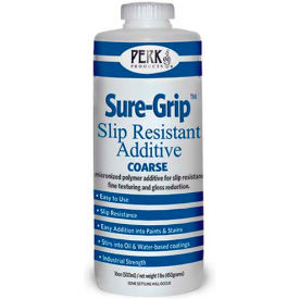 Perk Products & Chemical Co. Inc CP-SG180-220 Sure Grip Anti-Skid Additive, Course 16 Oz. Jar - CP-SG180-220 image.