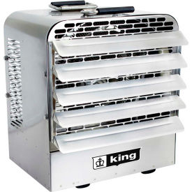 King Electric PKBS Stainless Steel Portable Unit 480V 10KW 3-Phase with Thermostat & Fan Only King Electric PKBS Stainless Steel Portable Unit 480V 10KW 3-Phase with Thermostat & Fan Only