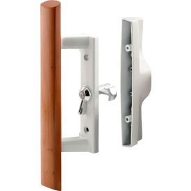 Prime-Line Products Company C 1194 Prime-Line® Sliding Door Handle Set, Wood Handle, White Diecast, C 1194 image.