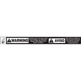 Prime-Line Products Company P 8081 Prime-Line P 8081 - Screen Warning Labels - 100 Pack image.