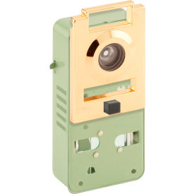 Prime-Line Products Company U 10814 Prime-Line® 200°  Metal Brass Door Viewer With Chime, U 10814 image.