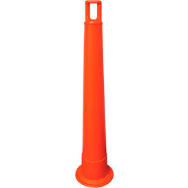 Plasticade Products 510-O Plasticade Watchtower 42" Plastic Stacker Orange Cone With Handle image.
