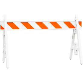 Plasticade Traffic Barricade A-Frame 8 Ft. With 1 Rail