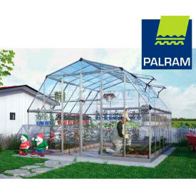 Palram - Canopia Nature™ Americana Hobby Greenhouse HG5212 12 L X 12 W Silver
