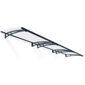 Aquila 4500 15' x 3' Awning, Gray/Clear view 2