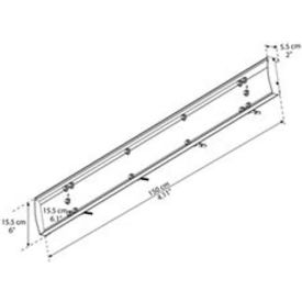 Palram - Canopia Aquila & Nancy 1500 Awning Siding Kit Black 