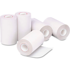 PM Company 5262 PM Company® Single-Ply Thermal Cash Register/POS Rolls 05262, 2-1/4" x 55, White, 5/Pack image.