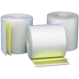 PM Company 8789 PM® Perfection POS/Cash Register Rolls, 2-3/4" x 90, White/Canary, 50 Rolls/Carton image.