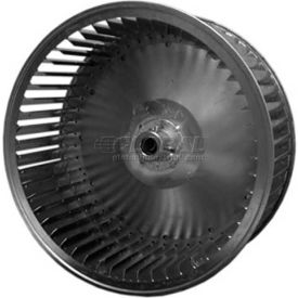 Single Inlet Blower Wheel 8"" Dia. CW 1650 RPM 1/2"" Bore 3-3/16""W Galvanized