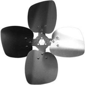 Lau 4C1233CCW Four Wing Condenser Fan Blade, Interchangeable Hub, Aluminum Blade, CCW, 12" Dia., 33° Pitch image.