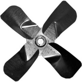 Lau 4LC2427CW Heavy Duty Four Wing Fan Blade, Galvanized Steel Props, 24" Dia.,CW, 27° Pitch image.
