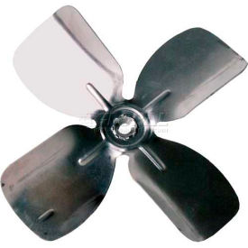 Lau 627CCWA Small Fixed Hub Fan Blade, 6" Dia., 27° Pitch, CCW, 1/4" Bore, 7/8" Blade Depth, 4 Blade image.