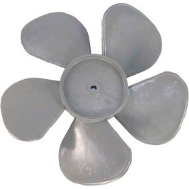 Small Plastic Push-On Fan Blade 5-1/2"" Dia. CCW 3/16"" Bore 3/4"" Blade Depth 5 Blade