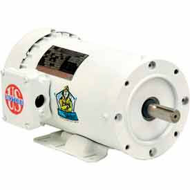 Us Motors WD2P1A14C US Motors Washdown, 3 Phase, 2 HP, 3-Phase, 3450 RPM Motor, WD2P1A14C image.