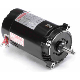 AO Smith T3102 Century Pool Pump Motor, 1 HP, 3450 RPM, 208-230/460V, ODP, 56J Frame image.