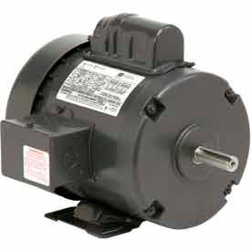 TEFC 3 HP 1-Phase 1740 RPM Motor T3C2P18 view 2