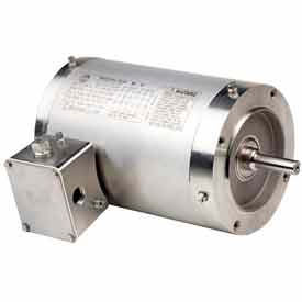 Us Motors WDP12S2ACR US Motors Washdown, 3 Phase, 1/2 HP, 3-Phase, 1725 RPM Motor, WDP12S2ACR image.