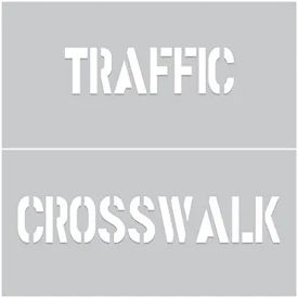 Plant Marking Stencil 20x20 - TRAFFIC/CROSSWALK