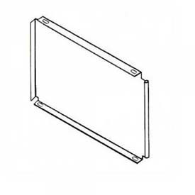 Penco 15830H-028 Clipper ® Full Height Shelf Divider, 18"D X 10"H, Gray image.