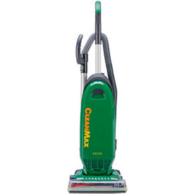 Powr-Flite CMNR-QD CleanMax® Nitro Upright Vacuum With Quick Draw Tools, 12.5" Cleaning Width, Green image.