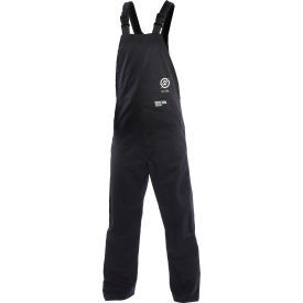 NATIONAL SAFETY APPAREL, INC C45UP2X32 Enespro® ArcGuard® 12 cal Flame Resistant UltraSoft Bib Overall, 2XL, Navy, C45UP2XL32 image.