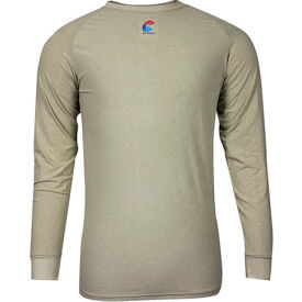 National Safety Apparel FR Control 2.0 Short Sleeve T-Shirt, XL, Khaki, C52JKSRXL