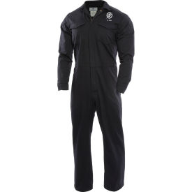 NATIONAL SAFETY APPAREL, INC C88UJ2X32 Enespro® ArcGuard® 8 cal UltraSoft Flame Resistant Coverall, 2XL x 32, Navy, C88UJ2XL32 image.