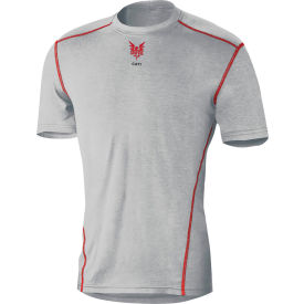 NATIONAL SAFETY APPAREL, INC DF2-CM-762-PTS-RG-LG DRIFIRE® PRIME Flame Resistant T-Shirt, L, Gray, DF2-CM-762-PTS-RG-LG image.