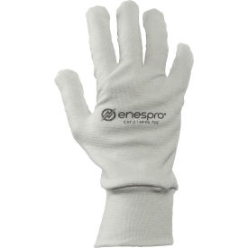 NATIONAL SAFETY APPAREL, INC G16RGLG Enespro® ArcGuard® Fire Resistant Knit Glove, Gray, Large, G16RGLG image.