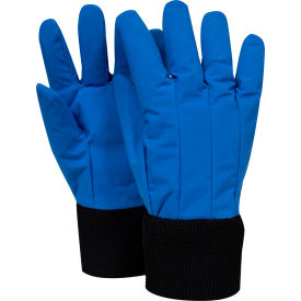 NATIONAL SAFETY APPAREL, INC G99CRBERXLWR National Safety Apparel® Water Resistant Wrist Cryogenic Glove, X-Large, Blue, G99CRBERXLWR image.