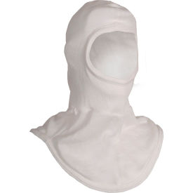 NATIONAL SAFETY APPAREL, INC H31NK National Safety Apparel® High Heat Knit Hood in Nomex, OSFM, White, H31NK image.