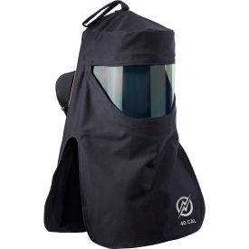 NATIONAL SAFETY APPAREL, INC H65UQUQFAN40PV Enespro® ArcGuard® 40 cal ArcGuard Compliance CrossVent Hood with PureView Face Shield image.