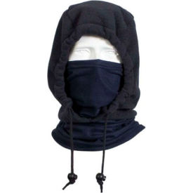 National Safety Apparel Flame Resistant Fleece 3-in-1 Hood, OSFM, Navy, H74FL28 National Safety Apparel Flame Resistant Fleece 3-in-1 Hood, OSFM, Navy, H74FL28