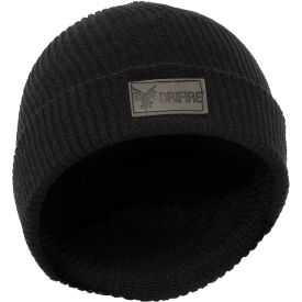 NATIONAL SAFETY APPAREL, INC HNC2BKLG DRIFIRE® Flame Resistant Knit Winter Hat, 13 x 8-1/4", Black, HNC2BKLG image.