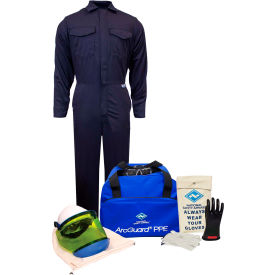 ArcGuard 12 cal/cm2 UltraSoft Arc Flash Kit with FR Coverall, MD, Glove Size 11 view 2