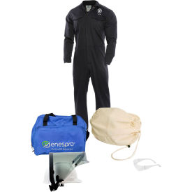NATIONAL SAFETY APPAREL, INC KIT2CV11NG2X Enespro® ArcGuard® 12 cal/cm2 UltraSoft Arc Flash Kit with FR Coverall, 2XL, No Gloves image.