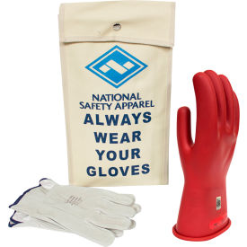 ArcGuard Class 0 Rubber Voltage Glove Kit, Red, Size 11 view 2