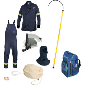Enespro® EV Airlite Jacket/Bib Kit 12 cal/cm Rescue Hook No Gloves 2XL 