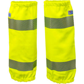 NATIONAL SAFETY APPAREL, INC L05TVCE National Safety Apparel® Flame Resistant Hi-Vis Leg Gaiters, Class E , OSFM, Fluorescent Yellow image.