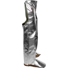 CARBON ARMOUR Silvers 19 oz. Aluminized Chaps, OSFM, L40NLNL38 CARBON ARMOUR Silvers 19 oz. Aluminized Chaps, OSFM, L40NLNL38