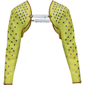 27" Kevlar Twill Shoulder Cape Sleeve, Yellow, S30KV27 view 2