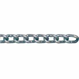 Peerless Industrial Group 6022032 Peerless™ 6022032 2/0 Twist Link Machine Chain - 100 Feet/Carton - Zinc Plated image.