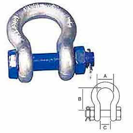 Peerless Industrial Group 8063405 Peerless™ 8063405 7/16" Safety Pin Anchor Shackle image.
