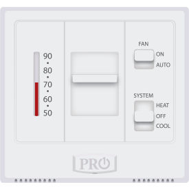 PRO1 IAQ INC T501M PRO1 IAQ Low Voltage Thermostat, Mechanical Non-Programmable, 1H/1C, Single Stage image.
