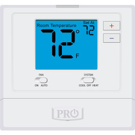 PRO1 IAQ INC T701 PRO1 IAQ Low Voltage Thermostat, Non-Programmable, 1H/1C, Single Stage image.