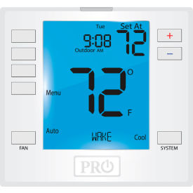 PRO1 IAQ INC T755S PRO1 IAQ Low Voltage Thermostat Universal,7 Day,5/1/1 or Non-Programmable,3H/2C,Compatible w/R251S image.