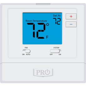 PRO1 IAQ INC T771 PRO1 IAQ Low Voltage Thermostat, Non-Programmable, 1H/1C, Single Stage image.