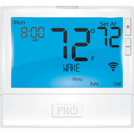 PRO1 IAQ INC T855iSH PRO1 IAQ Low Voltage Thermostat Universal, 7 Day or Non-Programmable,2H/2C, 5H/3C, WIFI Enbled image.